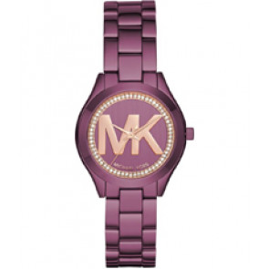 Horlogeband Michael Kors MK3764 Staal Paars 16mm
