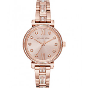 Horlogeband Michael Kors MK3882 Staal Rosé 14mm