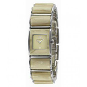 Horlogeband Michael Kors MK4118 Kunststof/Plastic Beige 22mm