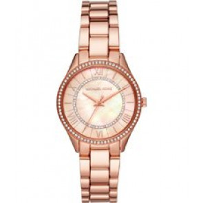Horlogeband Michael Kors MK4491 Roestvrij staal (RVS) Rosé 16mm