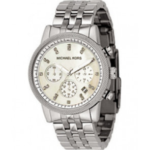 Horlogeband Michael Kors MK5027 Staal Antracietgrijs 18mm