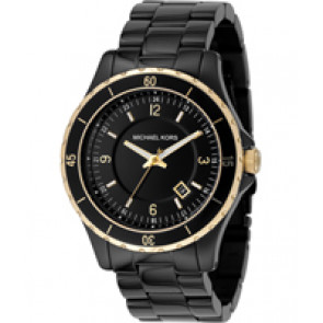 Horlogeband Michael Kors MK5173 Roestvrij staal (RVS) Zwart 20mm