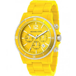 Horlogeband Michael Kors MK5274 Kunststof/Plastic Geel 20mm