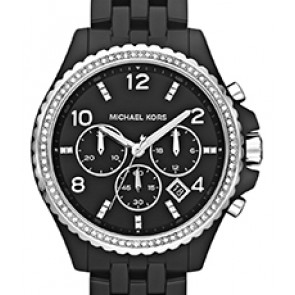 Horlogeband Michael Kors MK5490 Roestvrij staal (RVS) Zwart 20mm