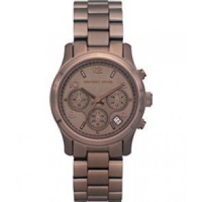 Horlogeband Michael Kors MK5492 Roestvrij staal (RVS) Bruin 20mm