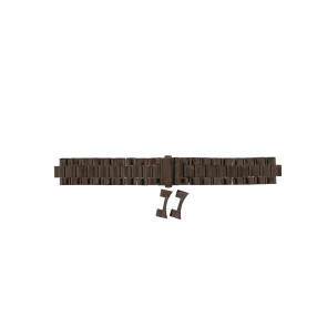 Horlogeband Michael Kors MK5492 Roestvrij staal (RVS) Bruin 20mm