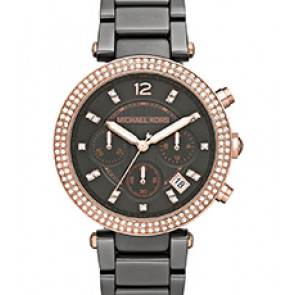 Horlogeband Michael Kors MK5539 Staal Antracietgrijs 20mm