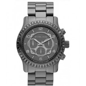 Horlogeband Michael Kors MK5542 Roestvrij staal (RVS) Antracietgrijs 24mm