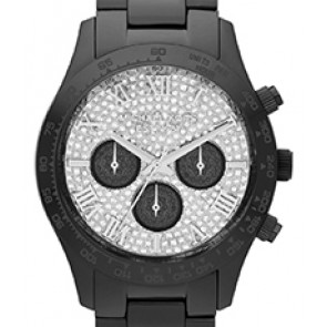 Horlogeband Michael Kors MK5668 Staal Zwart 22mm