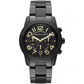 Horlogeband Michael Kors MK5858 Staal Zwart 22mm
