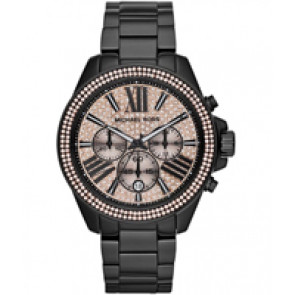 Horlogeband Michael Kors MK5879 / MK5961 Staal Zwart 20mm