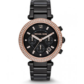 Horlogeband Michael Kors MK5885 Staal Zwart 20mm
