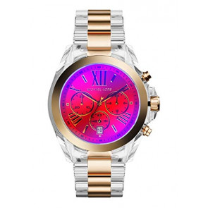 Horlogeband Michael Kors MK5949 Kunststof/Plastic Bi-Color 10mm