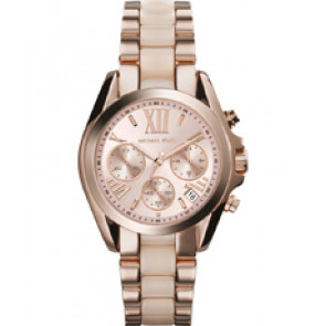 Horlogeband Michael Kors MK6066 Roestvrij staal (RVS) Rosé 18mm
