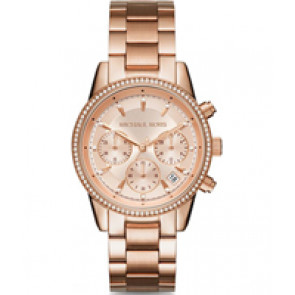 Horlogeband Michael Kors MK6077 Staal Rosé 18mm