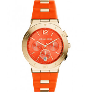 Horlogeband Michael Kors MK6172 Kunststof/Plastic Oranje 22mm