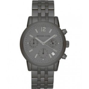 Horlogeband Michael Kors MK6259 Roestvrij staal (RVS) Antracietgrijs 18mm