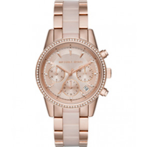 Horlogeband Michael Kors MK6307 Roestvrij staal (RVS) Rosé 18mm