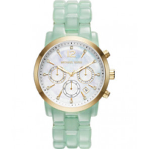 Horlogeband Michael Kors MK6311 Kunststof/Plastic Groen 22mm
