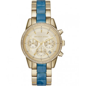 Horlogeband Michael Kors MK6328 Staal Turquoise 18mm