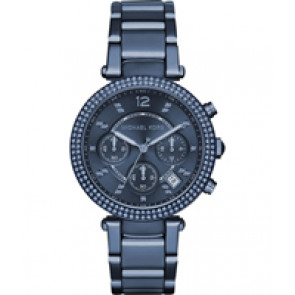 Horlogeband Michael Kors MK6418 Staal Blauw 20mm