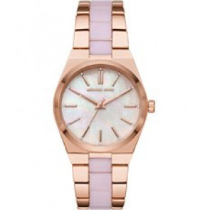 Horlogeband Michael Kors MK6652 Roestvrij staal (RVS) Rosé 22mm