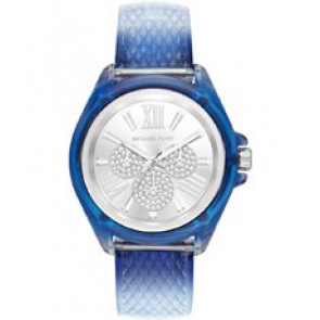 Horlogeband Michael Kors MK6680 Kunststof/Plastic Blauw 20mm