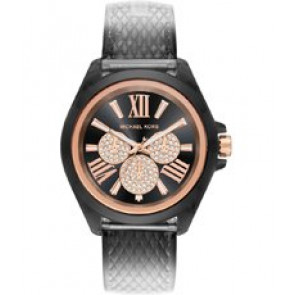 Horlogeband Michael Kors MK6685 Kunststof/Plastic Zwart 20mm