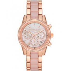 Horlogeband Michael Kors MK6769 Roestvrij staal (RVS) Rosé 18mm