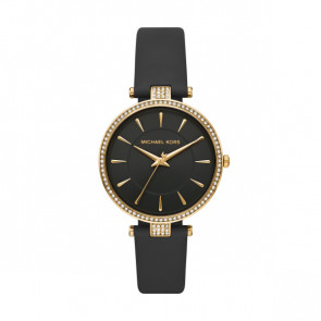 Horlogeband Michael Kors MK7170 Leder Zwart 16mm