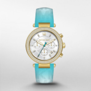Horlogeband Michael Kors MK7227 Leder Blauw
