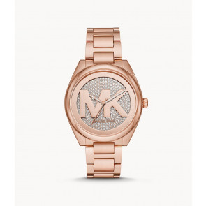 Horlogeband Michael Kors MK7312 Roestvrij staal (RVS) Rosé 18mm