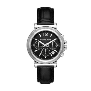 Horlogeband Michael Kors MK7499 Leder Zwart 18mm