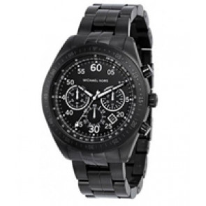 Horlogeband Michael Kors MK8139 Staal Zwart 22mm