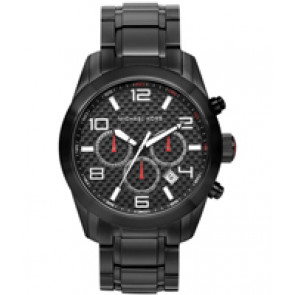 Horlogeband Michael Kors MK8219 Staal Zwart 22mm