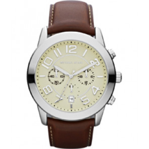 Horlogeband Michael Kors MK8292 Leder Bruin 24mm