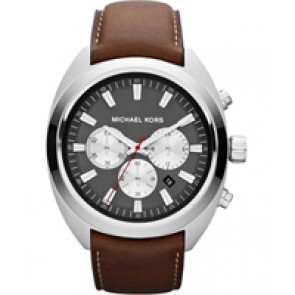 Horlogeband Michael Kors MK8294 Leder Bruin 24mm