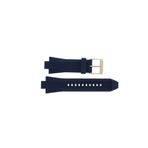 Horlogeband Michael Kors MK8295 / Dylan Rubber Blauw 13mm