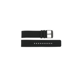 Horlogeband Michael Kors MK8317 Silicoon Zwart 22mm