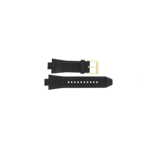 Horlogeband Michael Kors MK8325 / Dylan Rubber Zwart 13mm