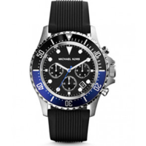 Horlogeband Michael Kors MK8365 Silicoon Zwart 24mm