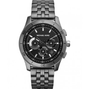 Horlogeband Michael Kors MK8374 Roestvrij staal (RVS) Antracietgrijs 22mm