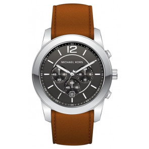 Horlogeband Michael Kors MK8432 Leder Bruin 24mm