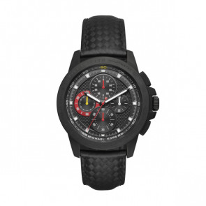 Horlogeband Michael Kors MK8521 Leder Zwart 22mm
