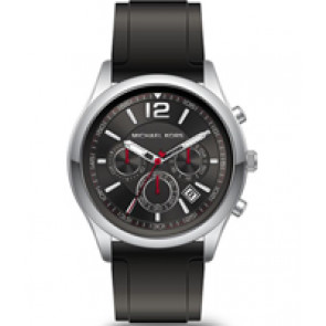 Horlogeband Michael Kors MK8524 Silicoon Zwart 24mm