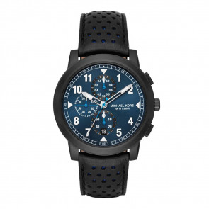 Horlogeband Michael Kors MK8547 Leder Zwart 22mm
