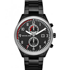 Horlogeband Michael Kors MK8575 Staal Zwart 22mm