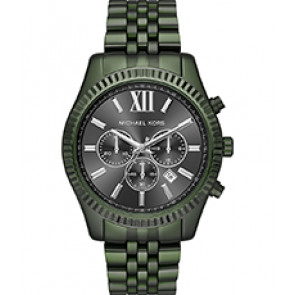 Horlogeband Michael Kors MK8604 Roestvrij staal (RVS) Groen 22mm
