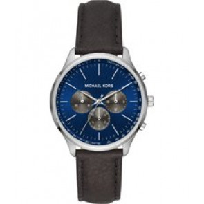 Horlogeband Michael Kors MK8721 Leder Zwart 20mm