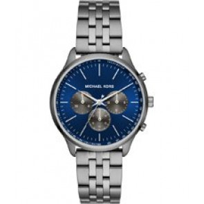 Horlogeband Michael Kors MK8724 Roestvrij staal (RVS) Antracietgrijs 20mm